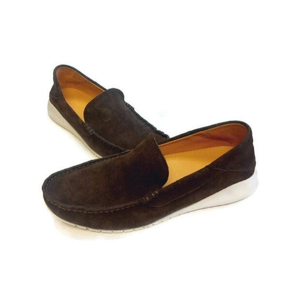 Olukai KA\'A LOAFER Mens Size 12 Italian Suede Leather Casual Shoes Dk Wood Brown main image 8